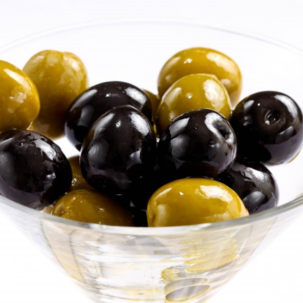 Оливки греческие "PALLADA" без косточки в рассоле, 0,900 кг, калибр 91-100