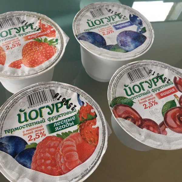 Йогурт фруктовый термостатный