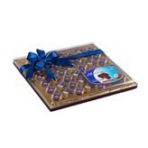 Шоколадные конфеты "Коконат" Кристал Большая прозрачная коробка