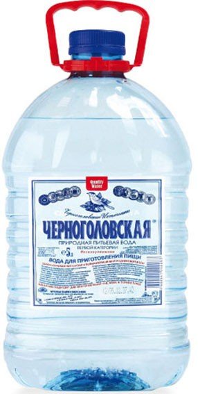 Вода Черноголовская 5 литров 4 шт в упаковке