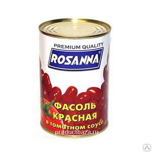 Фасоль красная в томат.соусе ROSANNA 400 г