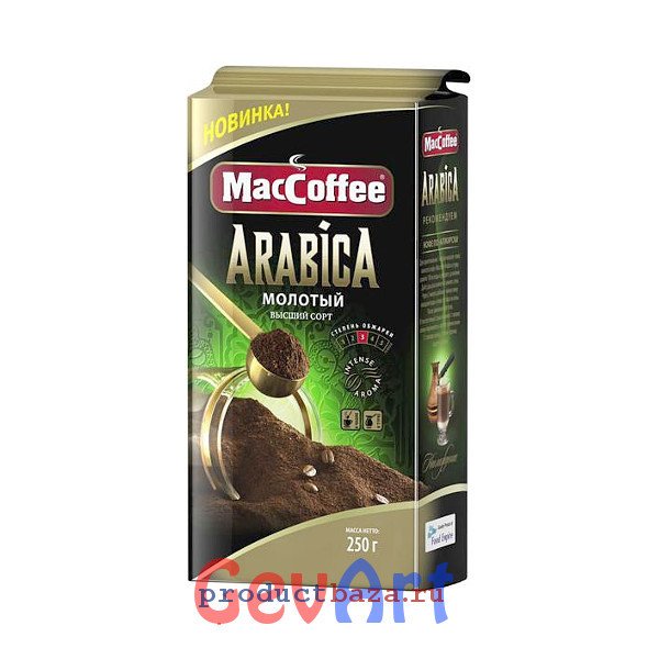 Кофе MacCoffee Арабика молотый, 250г