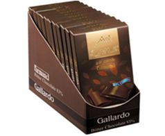 Шоколад горький "Галлардо" в плитках 100г %83 какао