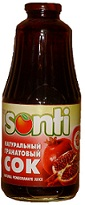Натуральный гранатовый сок прямого отжима Sonti 1л