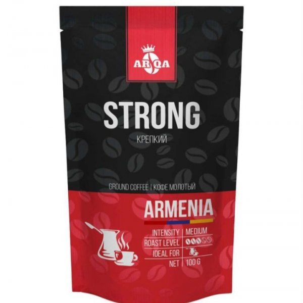 Кофе Крепкий Arqa Armenia (STRONG) 100гр