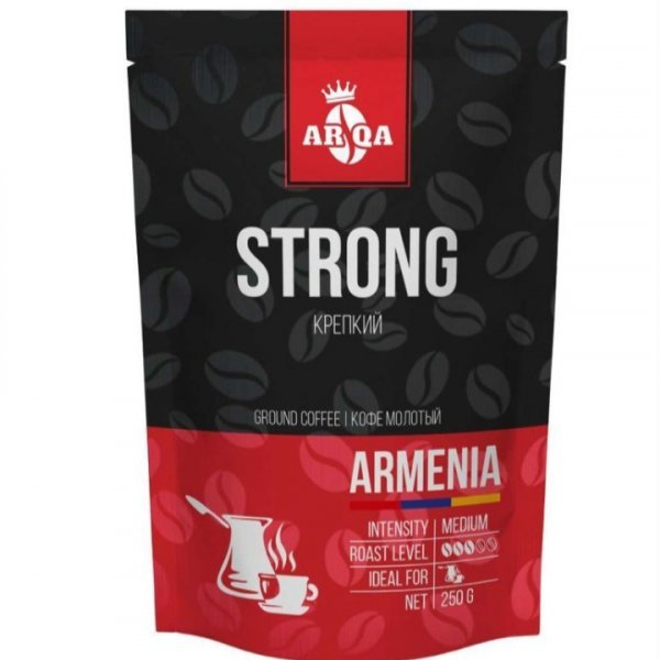 Кофе натуральный Крепкий Arqa Armenia (STRONG) 250гр