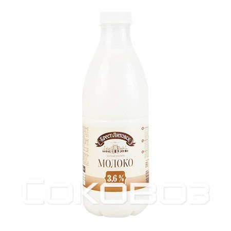 Молоко Брест-Литовск 3,6% 1л (6шт.)