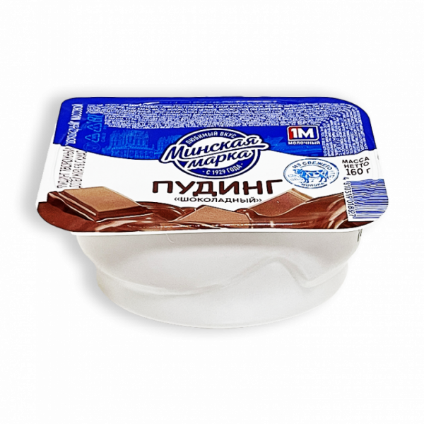 Пудинг творожный Минская марка шоколадный 5% 160г ванночка