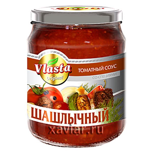 Томатный соус со специями ШАШЛЫЧНЫЙ "Vlasta", 500 гр.