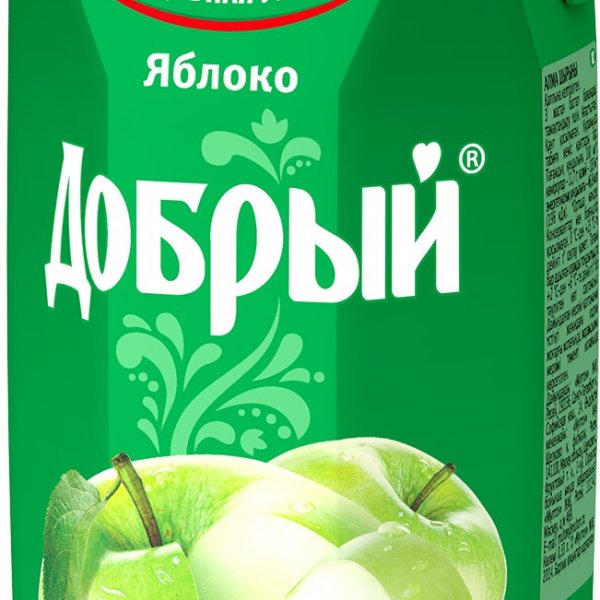 Сок Добрый Яблоко 0,33 литра 24 шт в упаковке