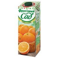 Соки Фруктовый сад Апельсин 0,95 литра 12 штук в упаковке