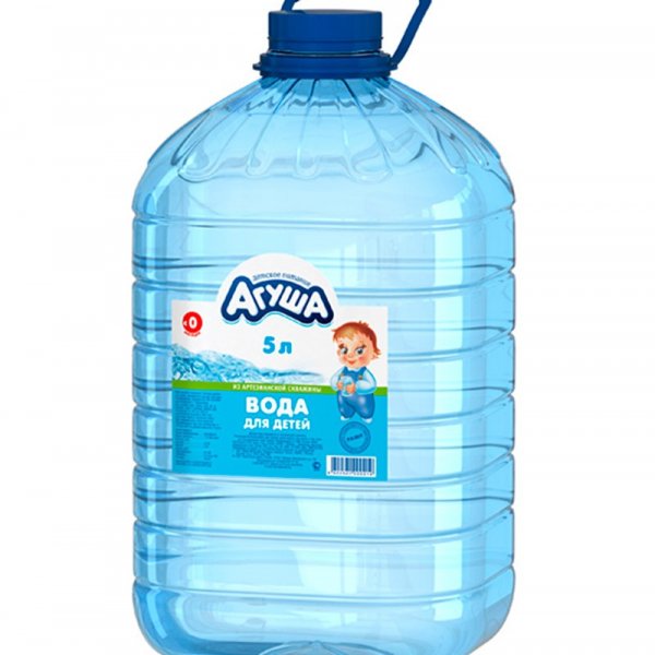 Вода Агуша 5 литров 4 шт в упаковке