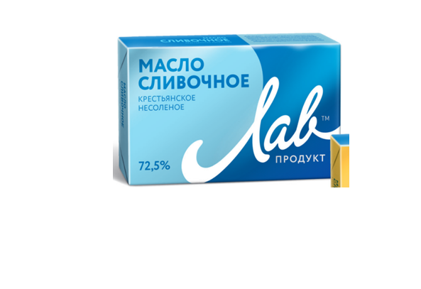 Масло Крест "ЛАВ-Продукт" сладко-слив. несол, 72,5%, 180гр, ГОСТ 32261-2013