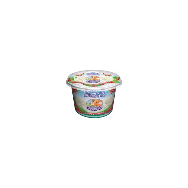 Кисломолочное мороженое Йогуртное с брусникой 6,0%