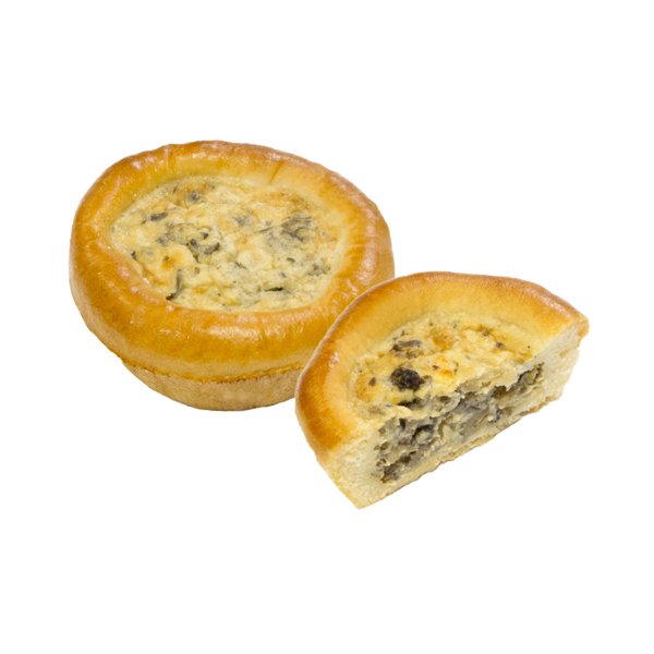 Пирожок Лоранский с грибами и сливочно-сырным соусом