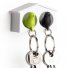 Держатель+брелок для ключей двойной Mini Sparrow зеленый/черный