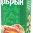 Сок Добрый Яблоко-Персик 1 литр 12 шт в упаковке